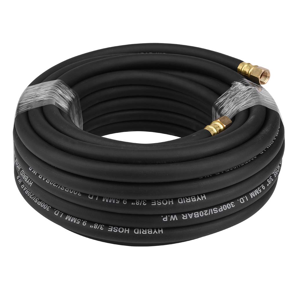 Pneumatic Polyurethane Air Hose, 15M Pneumatic Air Line Hose with 5-Piece Compressor Accessory, 900psi Burst Pressure