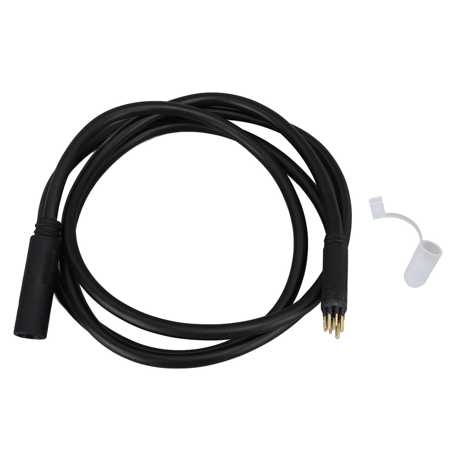 Keenso 9 Pin Motor Extension Cable, M13 Waterproof Connector Good Performance, 136.8cm Length, for Electric Bike Vehicle