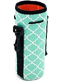 Orchidtent Protable Neoprene Insulated Water Drink Bottle Cooler Carrier Cover Sleeve Tote Bag Pouch Holder Strap for Kid Children Women MEN Biker Travel Cycling Climbing Sports