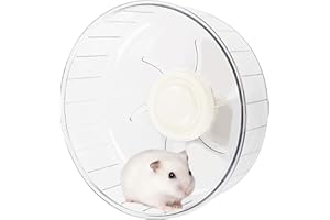 Sirvarni Super-Silent Hamster Exercise Wheel - Hamster Toys Cages Accessories 6.3 Inch Running Spinner Quite Runner for Small Animal Pet Gerbil Dwarf Hedgehog Rat Mouse Mice