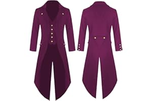 TARIENDY Women's Gothic Tailcoat Jacket Steampunk Corset Cosplay Lace Tuxedo Suit Coat Victorian High Plus Size Tops