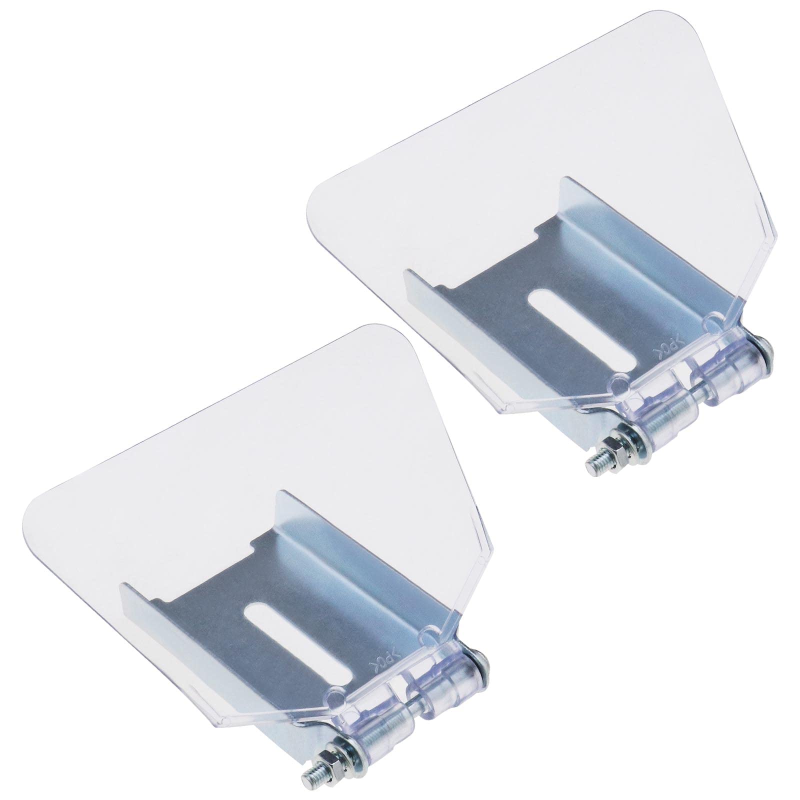 VGOL 2PCS Bench Grinder Eyeshield Compatible with Bench Type 125/150 Grinders Stainless Steel Rust-Proof Case Tool Shield Attachment Machine Accessory