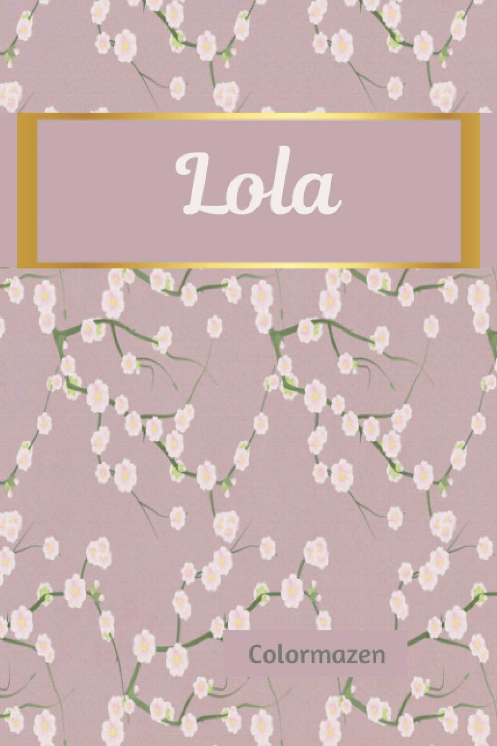 Lola: Personalised Cherry Blossom Notebook (Small)
