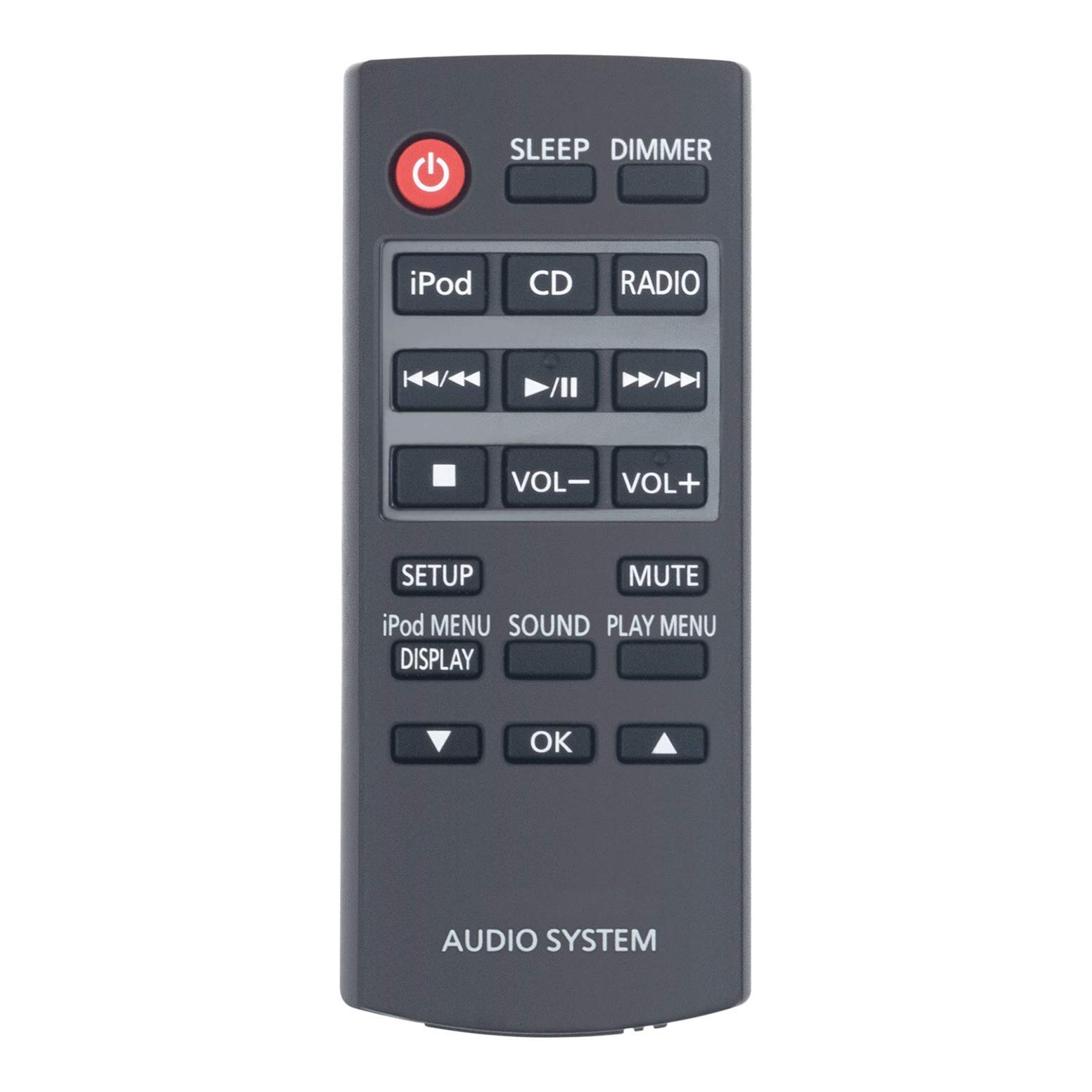 VINABTY N2QAYC000058 Remote Control for Panasonic Audio System SCHC27 SCHC271 SC-HC58 SC-HC27P SC-HC27 SC-HC271P SC-HC38 SC-HC271