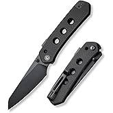 CIVIVI Vision FG Pocket Knife, 3.54" Nitro-V Reverse Tanto Blade C22036-1 | Superlock Folding Knife with G10 Handle, Reversible Ambidextrous Clip for EDC Camping Hiking