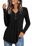 CATHY Womens Long Sleeve Tops 2025 Fall Fashion