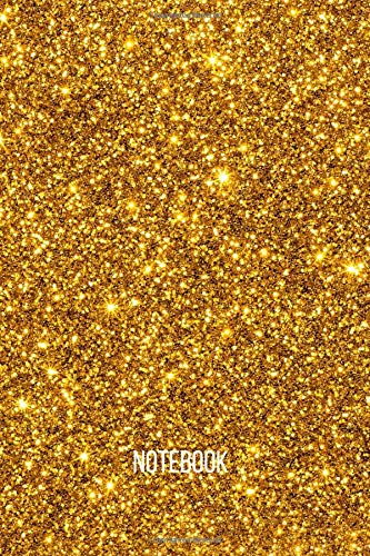 gold Notebook: blank lined composition journal | gold notebook | 100 pages