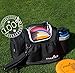 Athletico Disc Golf Bag - Tote Bag For Frisbee Golf - Holds 10-14 Discs, Water Bottle, and Accessories (Black)