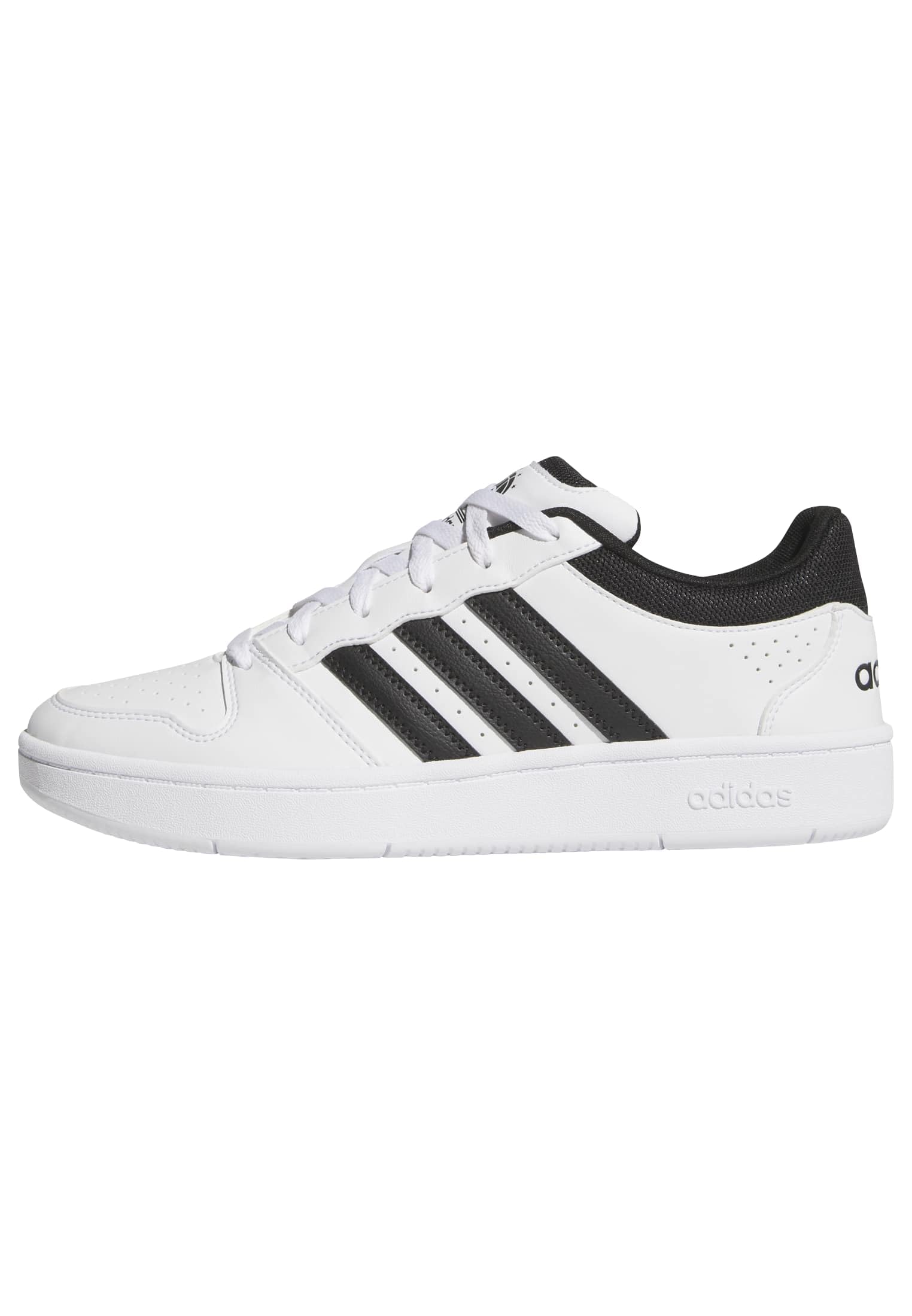 adidas Men’s Hoops Classic, White/Black/Orbit Grey, 10.5