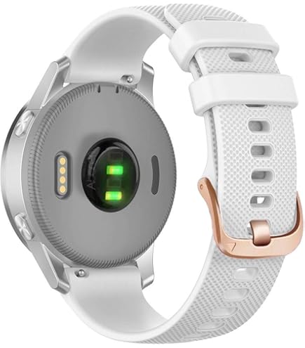 Tobfit Set Van 3 Siliconen Armbanden – 18 Mm, Voor Garmin Vivoactive 4S, Venu 2S/3S, Forerunner 255S/265S En Meer