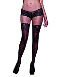 Dreamgirl Plus Size Hosiery Lingerie Stay Up Lace