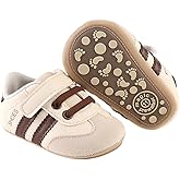 Bellocasa Baby Boys Girls Sneakers Toddler Non-Slip Soft Rubber Sole First Walking Shoes Infant Newborn Crib Dress Shoes