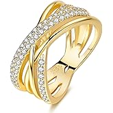 NARMO 925 Sterling Silver Rings for Women Evil Eyes Rings Entwined Line Cubic Zirconia Rings Simple Stackable Finger Rings Engagement Ring Personality Rings Size 6-9