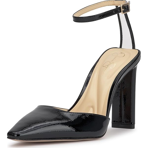 ジェイコブスサーステックウッド9.6フインはつきません Amazon.com | Jessica Simpson Foxena Pointed Toe Ankle Strap Pump