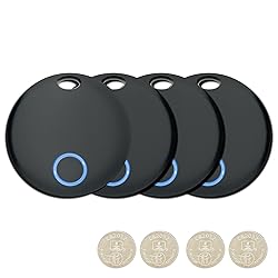 Tracker Tags 4 Pack, Luggage Tracking Tags