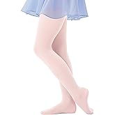 CozyWow Ultra Soft Ballet Tights for Girls Dance Tights for Kids, Children Pantyhose Footed 4T to 12T