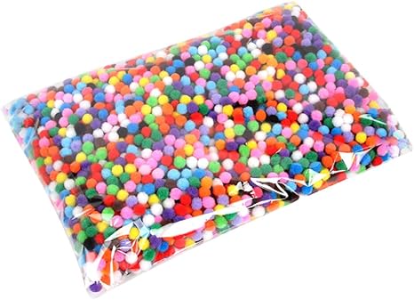 Amazon Kesyoo ポンポンボール カラフル 1 5cm フェルト玉 フェルトボール Diy用 手芸パーツ 手作り素材 毛玉 猫おもちゃ 1000個セット ランダムな色 手芸用カットフェルト 通販