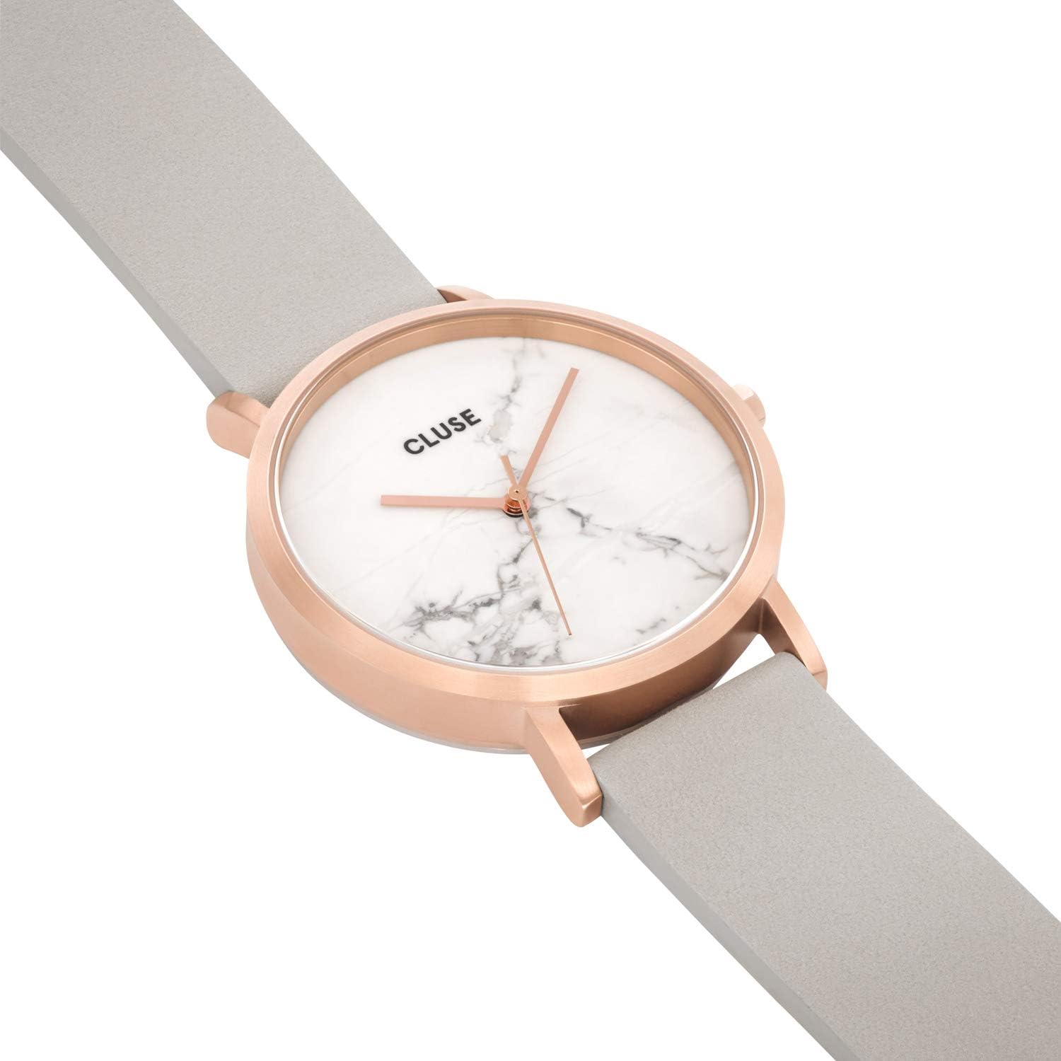 CLUSE Womens Quartz Watch, Analogue Classic Display and Leather Strap CL40005, Red / Gold - Image 3