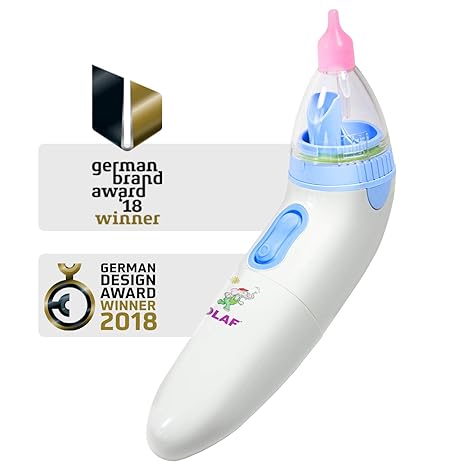 OLAF der elefantastische Nasensauger das Original I Pflege für Baby- und Kleinkind - Nasen I Elektrischer Nasensensauger für 
