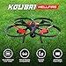 Kolibri Hellfire - Best Quadcopter Drone Wide-Angle Camera with Live Video Feed FPV 720P HD Headless Mode 2.4GHz 4 Channel 6 Axis Gyro RTF with Altitude Hold Function, Great for Beginners.