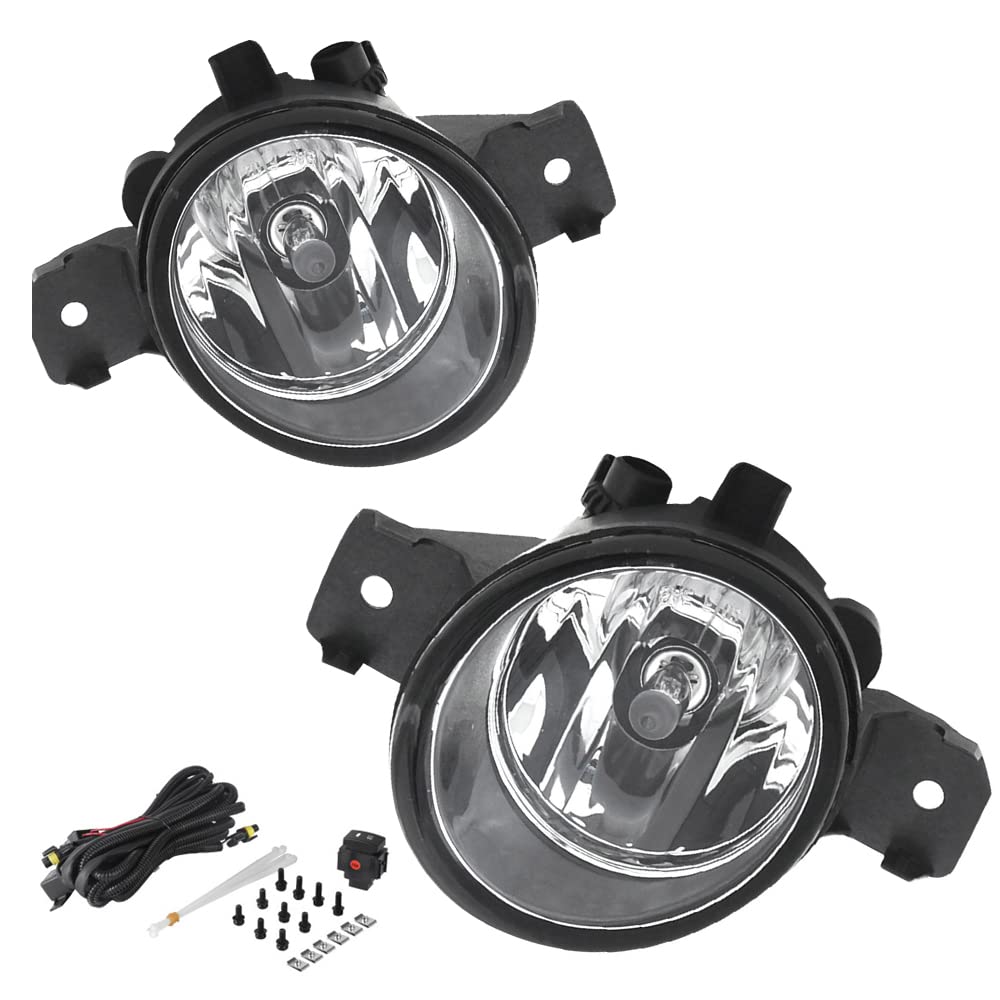 Photo 1 of Driving Fog Lights Lamps Replacement for 2007-2018 Nissan Altima 2013-2018 Nissan Pathfinder, 2012-2019 Nissan Versa, with H11 12V 55W Halogen Bulbs & Switch