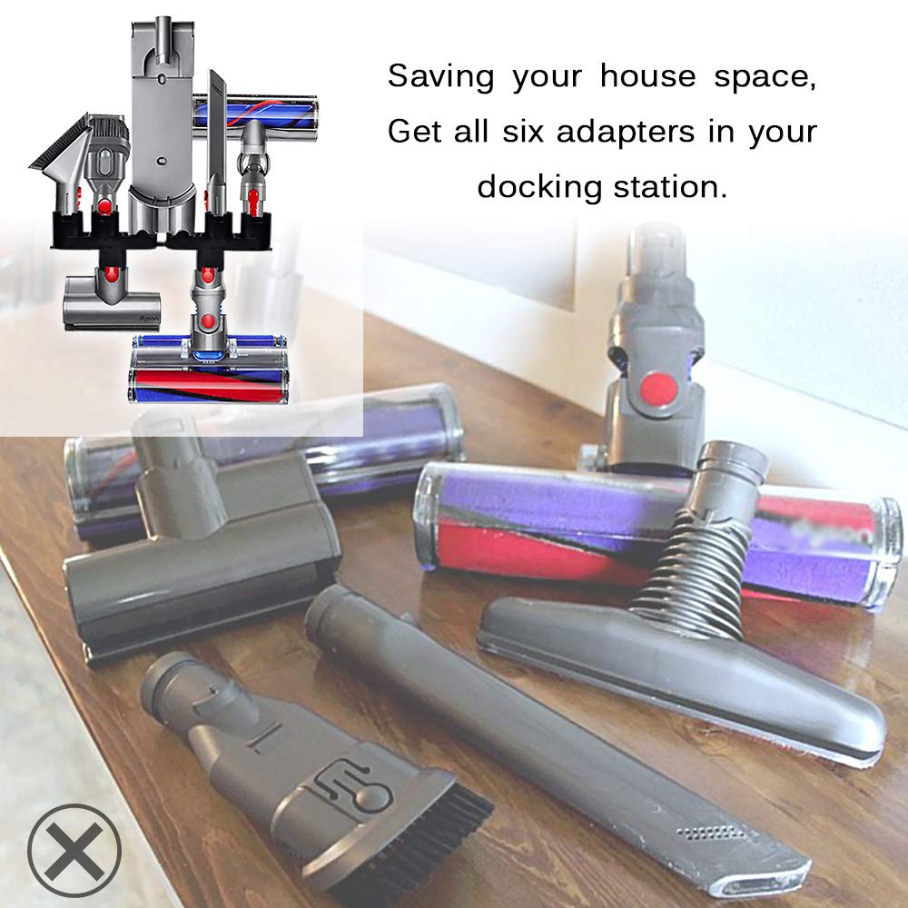 KEEPOW 2 Pack Docks Station Accessory Holders Fit for Dyson V10, V8, V7