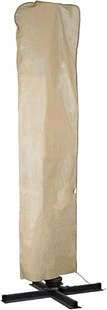 Amazon Com Abba Patio Outdoor Market Patio Offset Cantilever Umbrella Parasol Cover For 9 11 Ft Umbrella Water Resistant Beige Home Kitchen