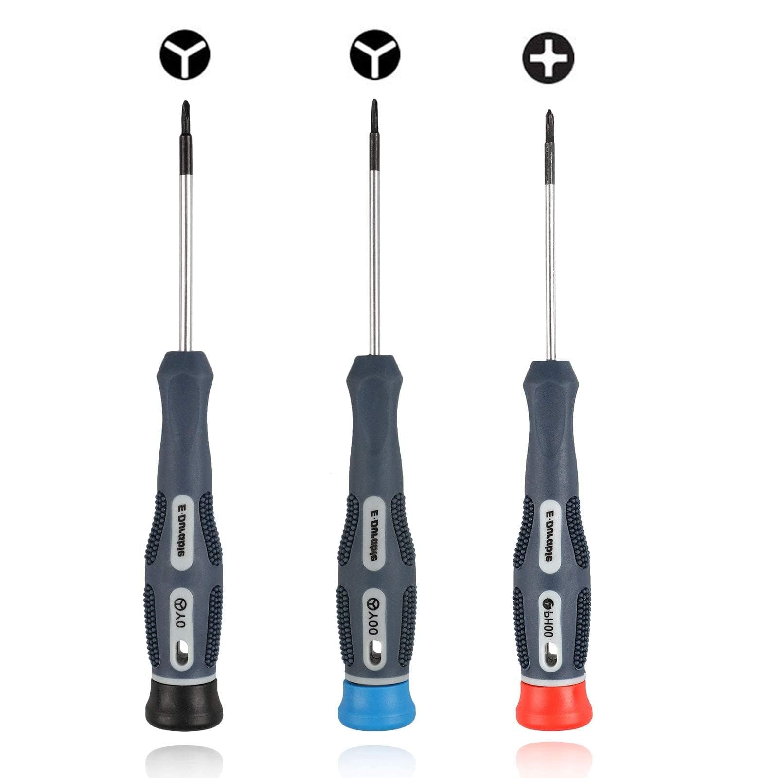 OCTODER Triwing Screwdriver for Nintendo Switch, Tri Wing Magnetic Tip Screwdriver Repair Tool Set, PH00 Y0 Y00 Cross Wing Precision Screw Driver Compatible with NS Switch Controller