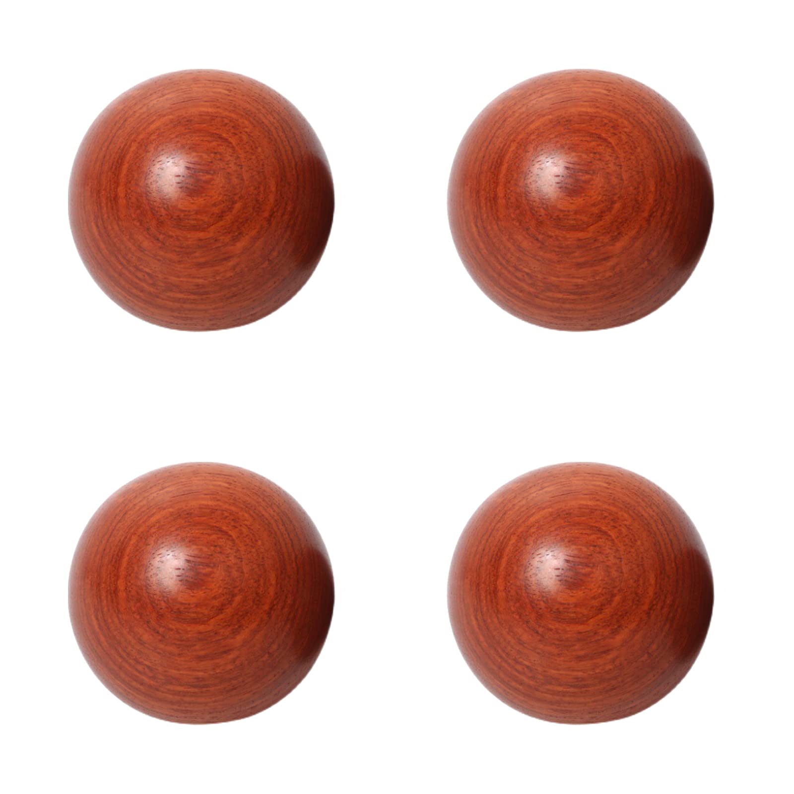 4 Pcs Massage Baoding Balls Rosewood Exercise Baoding Balls Stress Relief Wrist Balls for Hand Exercise, Hand Therapy