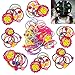 GoProver 50pcs Baby Hair Ties for Kids Toddlers Girls Ponytail Holder Head Bands Ropes Colorful Elastic Headband Accessories