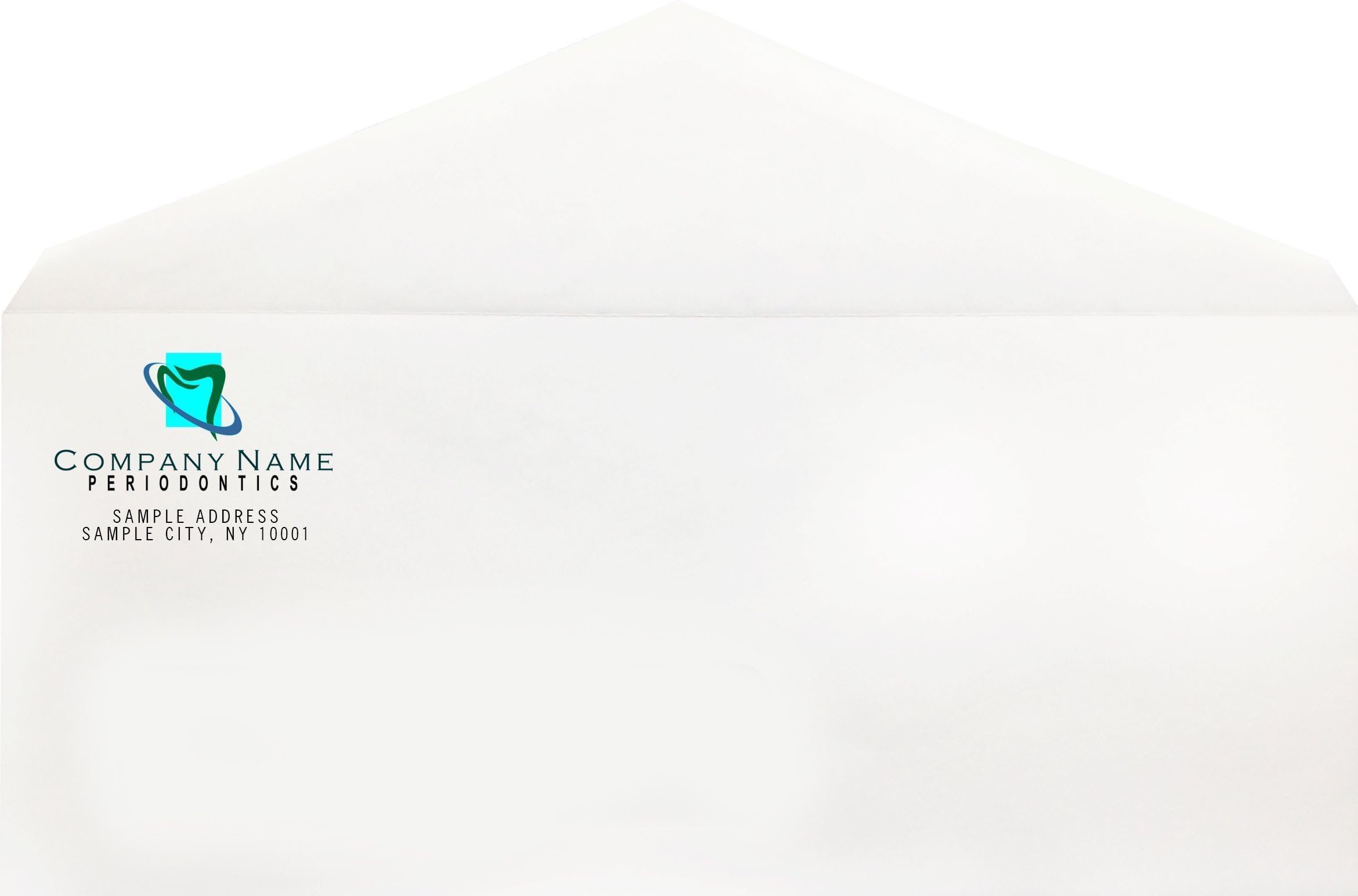 Business Envelopes White, Custom Printed (500-Count) – Gummed f Seal – Home or Office Mail Use for Letters, Invoices, Statements, Invitations