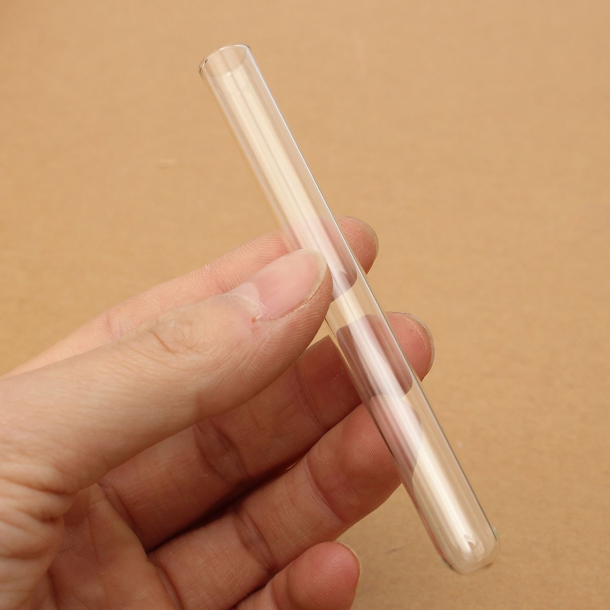 CynKen 10pcs 30x200mm Pyrex Glass Blowing Tubes Wall Test Tube