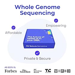 Basic Genetic Test Kit by Nebula Genomics - 2-in-1