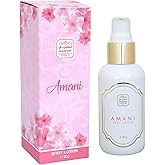 Naseem Amani Body Lotion 80gm - Luxury Eau De Parfum for Men & Women - Deep Hydration, Skin Softening, Moisturizing, Long-Lasting Formula, Nourishing & Gentle for All Skin Types