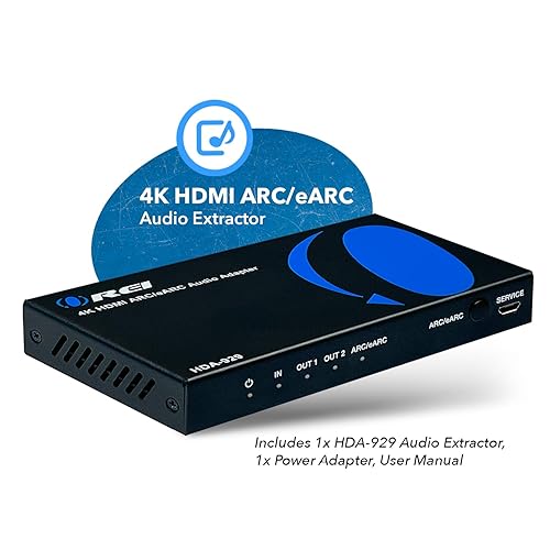 OREI eARC 4K 60Hz Audio Extractor, Extract Dolby Atmos Convert
