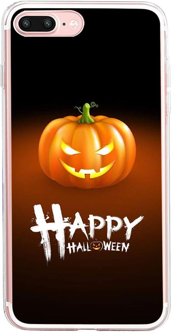 Amazon Iphone 8 Plus ハロウィン トリック オア トリート ゴースト ゴシック スケルトン スリラー パンプキン ライト デザイン 透明 Tpu シリコン プロテクター シェル バンパー Iphone 8 Plus用 9us Lh0ht ケース カバー 通販