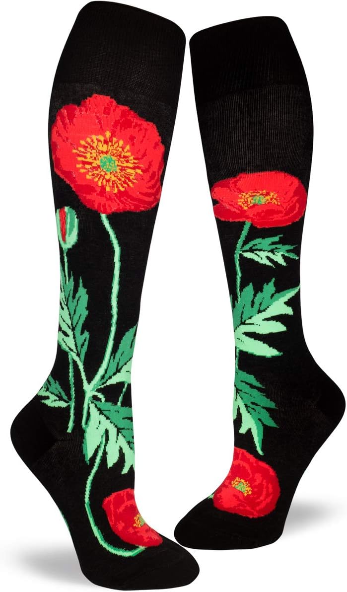 ModSocks Women's Knee High Floral Socks