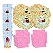 Ice Cream Shop Birthday Party Supplies - Ice Cream Party Decorations - Ice Cream Sprinkles Party Supplies - Sprinkles Party Supplies | Tableware Set Includes Plates, Napkins, and Cups | Kit for 16