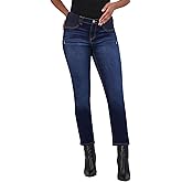 Savi Parker Maternity Jeans for Women, Straight Leg Elastic Under Belly High Waist Pant, Pregnancy Clothes for All Seasons