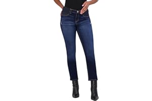 Savi Parker Maternity Jeans for Women, Straight Leg Elastic High Waist Pant, Pregnancy Clothes for All Seasons – 27" Inseam