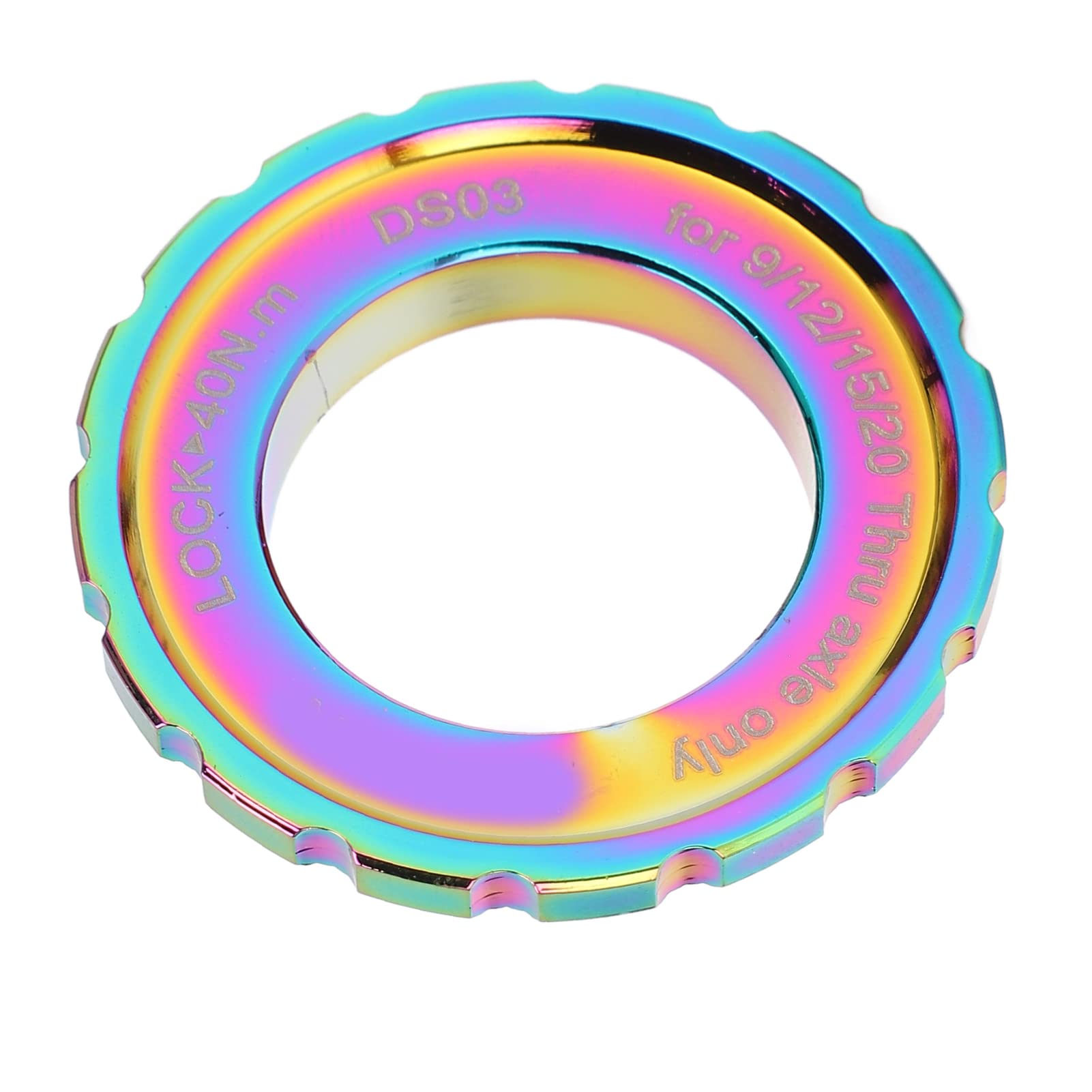 Bike Accessories, Centerlock Lockring Mountain Bike Wheelset Hub Barrel Shaft Disc Rotor for Mountain Bike Riding Training Exploring