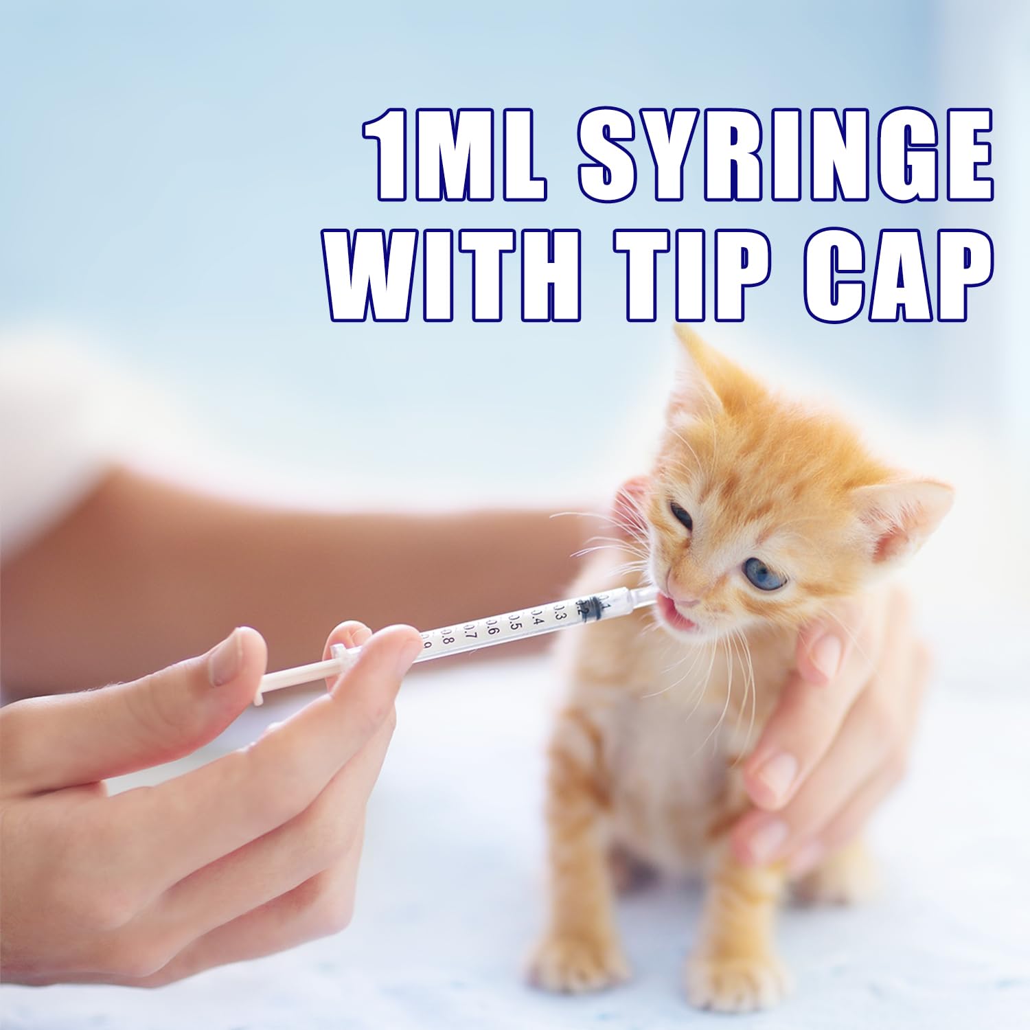 Gufastoe 1ml Syringes With Caps (Pack of 150)