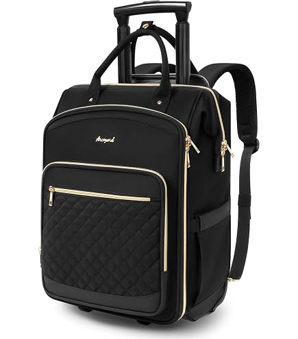 aeros 21 rolling laptop backpack Arcoyard for Women, 17 inch Travel Wheeled Backpack with Anti Theft Zippers for Adults, Large Water Resistant Carryon Luggage Roller Bag Flight Approved for Work College, Black Color:Faded Sage Built with ultralight yet Vintage abu garcia ambassadeur lastsyncdatetime_1778155153