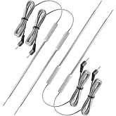 4-Pack Meat Thermometer Probe Replacement Compatible with ThermoPro TP20,TP25,TP17,TP08S,TP16,TP11,TP09,TP10,TP-07,TP06S,TP04,TP08,TP829,2.5mm