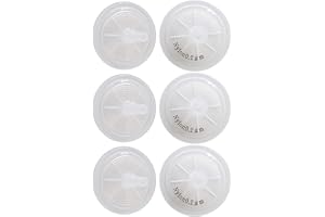 Syringe Filters Nylon Membrane 25mm Diameter 0.22um Pore Size for Laboratory Filtration by Allpure Biotechnology [Pack of 100
