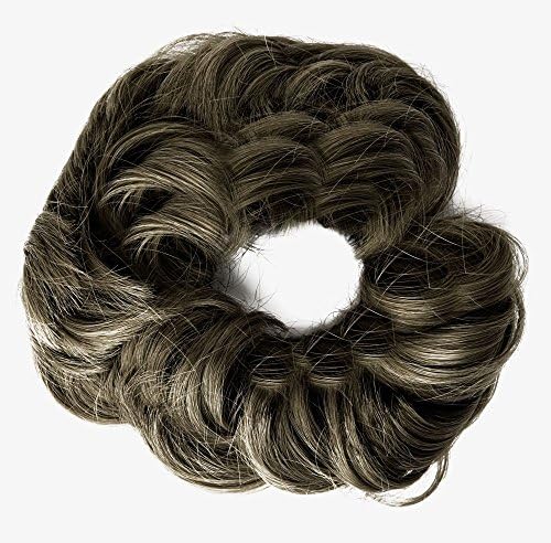 Fun Bun Synthetic Hair Scrunchie 14A Dark Ash Blonde