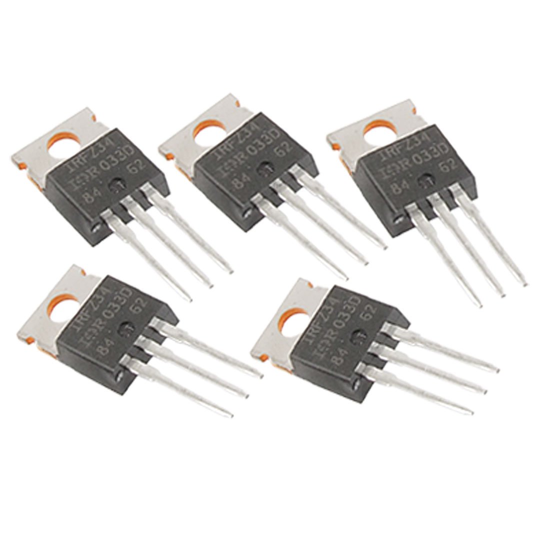5 Pcs IRFZ34N 30A 55V Fast Switching Power MOSFET Transistors Amazon