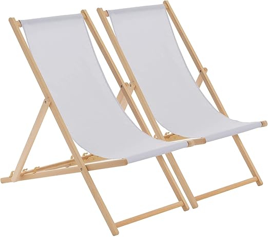 folding wooden deck chairs