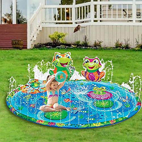 3D Frogs Sprinkler Mat 1