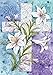 Toland Home Garden 102586 Easter Lilies Easter Flag 28x40 Inch Double Sided for Outdoor religious House Yard Decoration